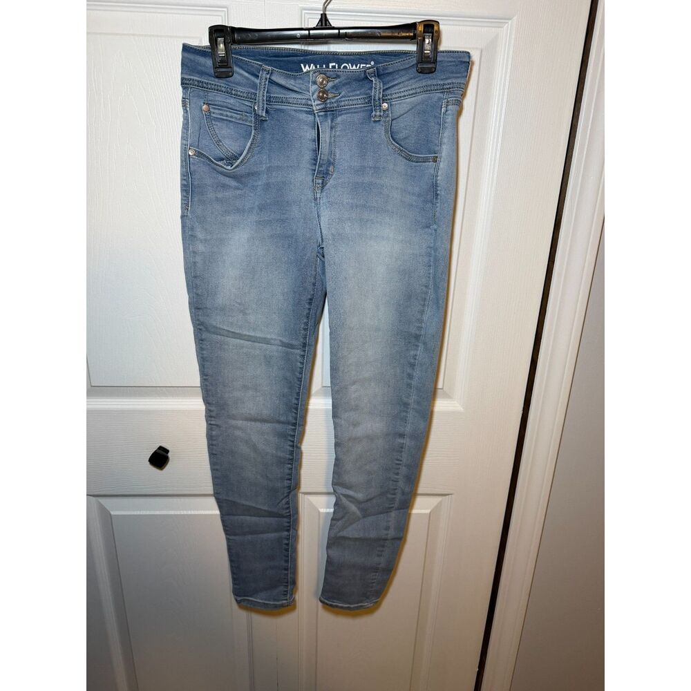 WallFlower Mid Rise Skinny Jeans Light Wash Stretch Women's 11 Regular